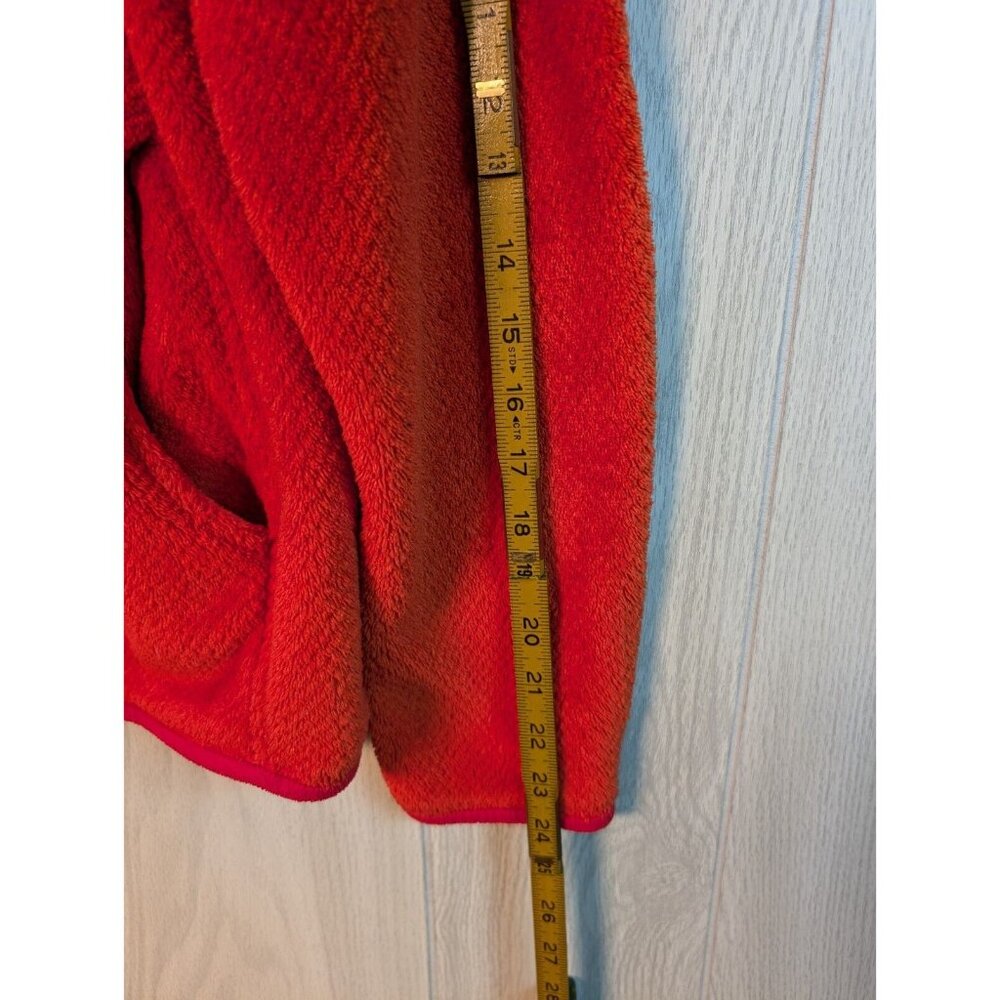 Patagonia Sweater Womens Re-Tool Snap- T Fleece Pullover Red Flaw - Picture 7 of 8
